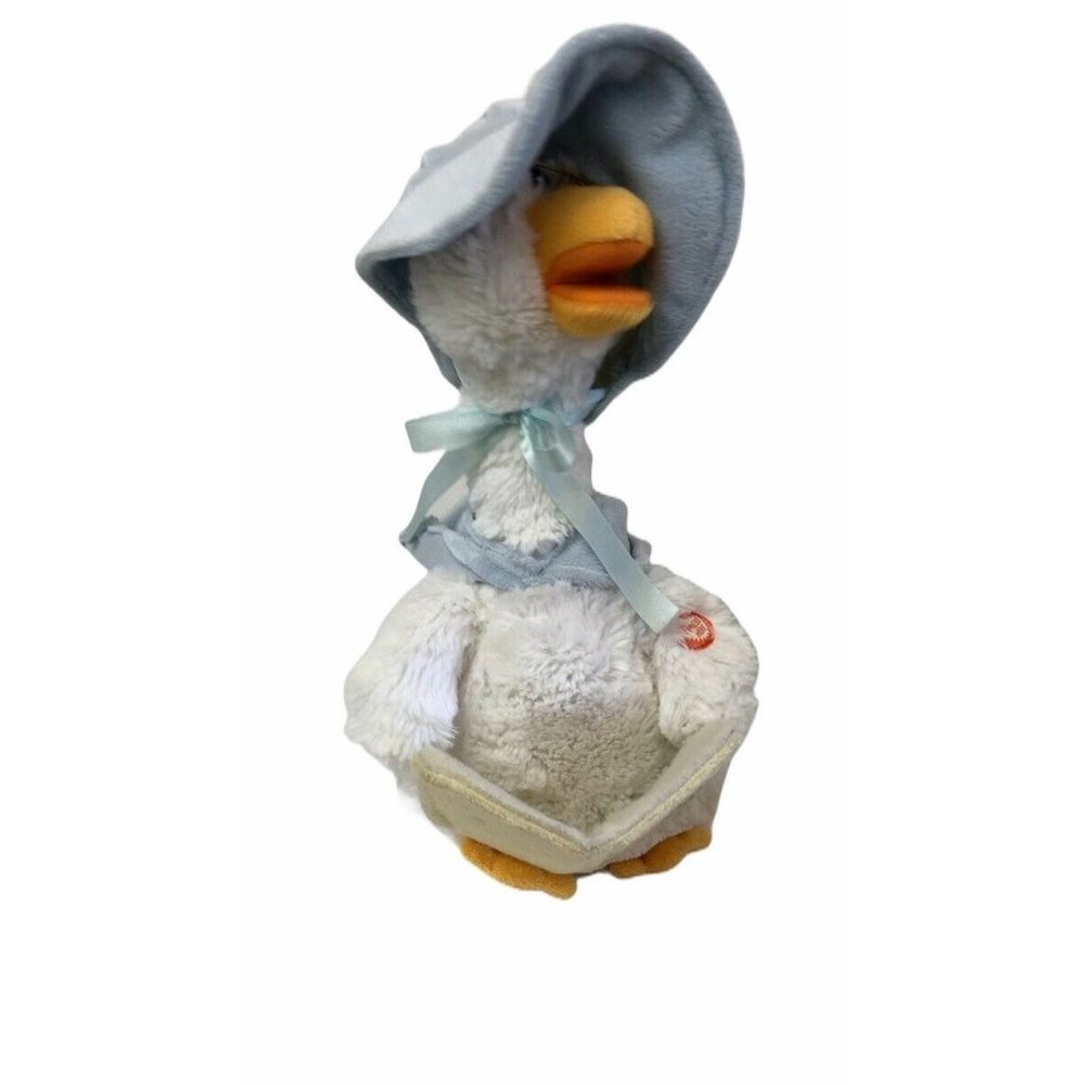 Mother Goose 5 Nursery Rhymes Talking Animated‎ Plush Reading  14 X9” See Video